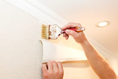 Pose de papier peint à Jaillans — revêtements muraux et toiles de verre